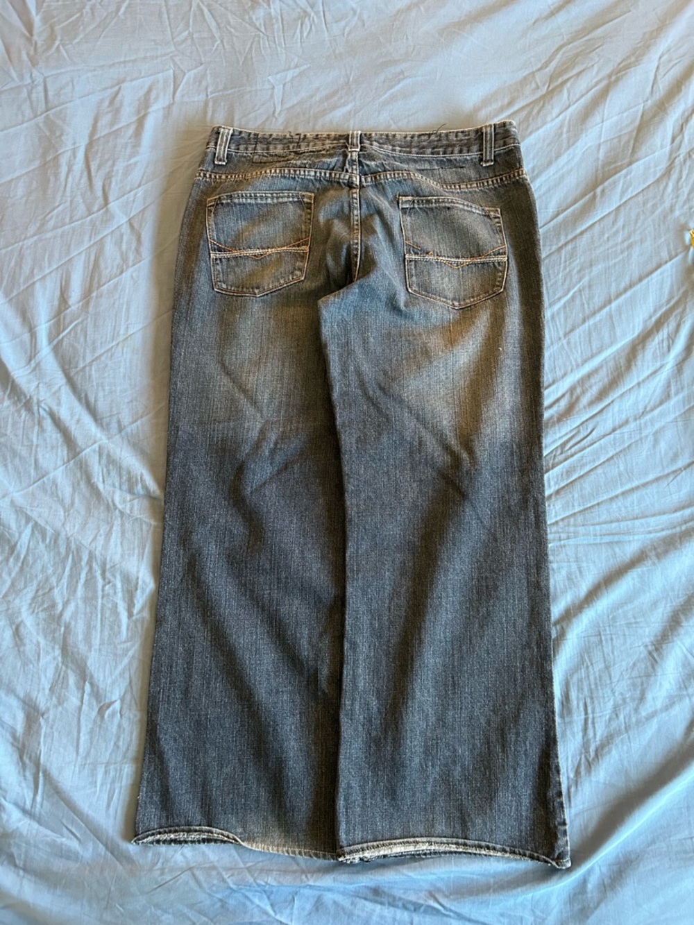 Vintage Bongo Jeans Faded Baggy Y2K Wide Leg JNCO Style Size 38x34